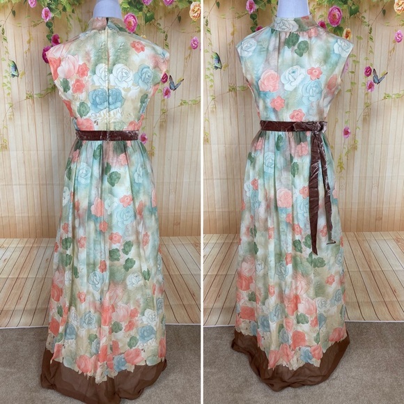 Vintage Dresses & Skirts - VINTAGE Floral Prairie Dress